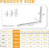 Support,6x4 Inch(Pack 4) Alise Floating Shelf Brackets,White Bracket for Shelves Heavy Duty L Bracket Corner