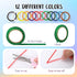 Fainne 12 Roll 1/8 Whiteboard Thin Tape with 54 Magnetic Dry Erase Label Name Tag for School Office Supplies