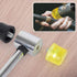 Rubber Mallet Hammer, Non-Marking Steel Pipe Mallet with Non-Slip Rubber Handle for DIY Projects, Crafts, Woodworking
