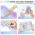 Onlyesh Budget Binder, Cash Envelopes for Budgeting, 28Pcs Budget Binder with Zipper Envelopes, Money Organizer