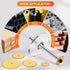 Inside Pipe Cutter for PVC Pipe, Cutter Tool Set with Scale Adjustable Depth Gauge, 5PCS Saw Blades and Hex Shank