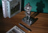 King's Guard Knight Pen Stand Statue - 9.45 Inches Silver Office Desk Organizer for Men, Top Collection Gift