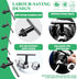 6Pcs Carbon Steel Drill Chuck Key Wrench Set, 3/4" 5/8" 1/2" 3/8" 1/4" Electric Drill Clamping Tool