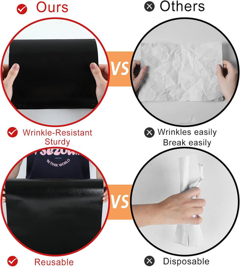 Black Bulletin Board Roll, Reusable Waterproof Erasable Fabric, Fade Resistant for Classroom Decor