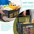 3 Pack (9L (2.4 EasyFold Collapsible Crate, Collapsible Shopping Basket, Milk Crate, Gal), Black)