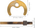 HEMOTON 2 Sets Horseshoe Mounting Accessories Kitchen Faucet Installation Kit for Repairing Faucet Sink