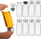 PATIKIL 20ml Sample Vials, 8 Pack Lab Empty Vials with Butyl Rubber Stopper and Crimp Top Caps