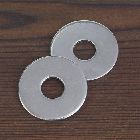50 Pieces 5/16" Stainless Flat Washers, 1" Outside Diameter, 0.055" Thickness, 304 Stainless Steel