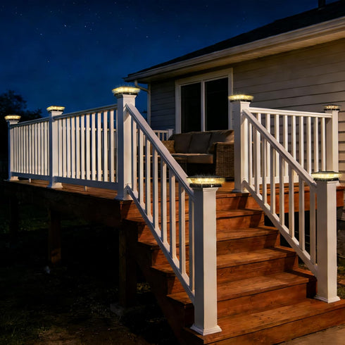 4x4 2 16 4x4 3.5x3.5 btfarm Solar Post Cap Lights Outdoor, Color Modes LED Fence Post Lights Fit Wooden/Vinyl, Bright