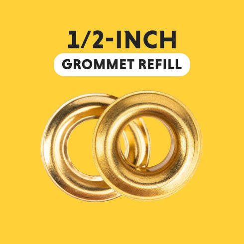 General Tools 1261-4 1/2-Inch Grommet Refill, 24 Sets for Crafting