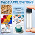 100pcs 0.5 Oz/15ml Clear Glass Vials, Sample Vials with Screw Cap and PE Liners Stopper, Leak-Proof for Storage Liquid