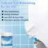 33oz Bathroom,Semi-Gloss,50-55sq.ft BEKOMN Tub Paint,Tub and Tile Refinishing Kit with Tools,Bathtub Paint White