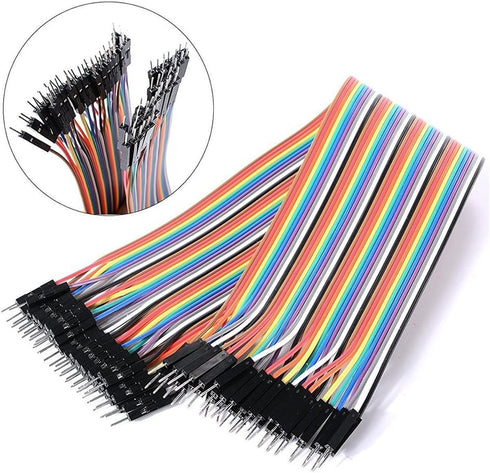 HiLetgo 120pcs Jumper Wires Assortment Kit - 3x40pcs Male to Male, Female to Female, 20CM for Arduino Raspberry PI DIY