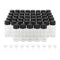 45Pcs Glass Lab Sample Vials, 10ml Transparent Liquid Sampling Bottles with 10 Funnels