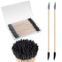 50 Pcs Sanding Sticks, Double End Matchsticks for Fine Detailing Polishing with Storage Box for Woodworking