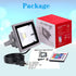 10W Remote,5 Plug-in,4 Flash,Dimmable,IP 66 HANNAHONG Color Changing RGB LED Landscape Spot-Light with Ft Cable Modes