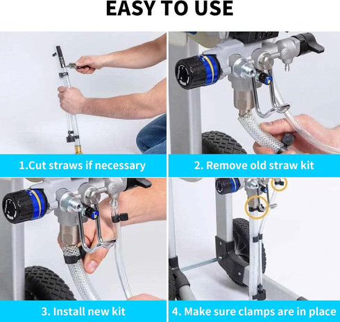 Vinnonvi Suction Tube Kit Suitable for Graco Magnum Stand Model Paint Sprayer