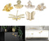 FirstDecor 2 Pcs Cabinet Knobs,Butterfly Shape Drawer Door Knob Cupboard Pull Handles for Bedside Cabinet, Dresser Unit