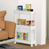 SPACELEAD Slim Storage Cart - 3 Tier Bathroom Rolling Utility Cart, Mobile Shelving Unit Organizer for Narrow Spaces,
