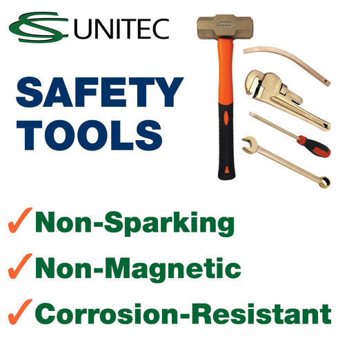 CS Unitec Non-Sparking Phillips Head Screwdriver Type 0 (2.5mm) x 2-3/8" Round Shank TUV Certified
