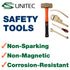 CS Unitec Non-Sparking Phillips Head Screwdriver Type 0 (2.5mm) x 2-3/8" Round Shank TUV Certified
