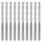 HQMaster CNC Router Bits 1/8" Shank CNC Bit End Mill Flat Nose Carbide Endmill, Two Flute Spiral Upcut Milling Cutter