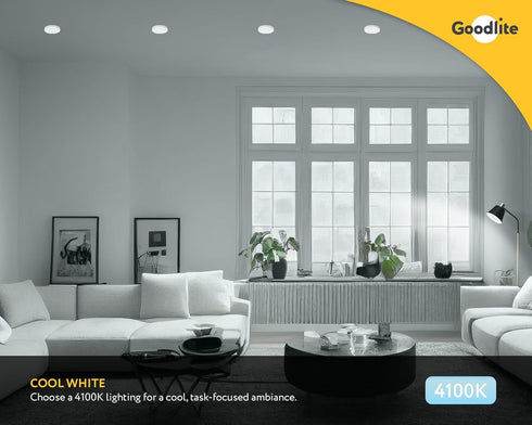 Goodlite G-19896 MR16 LED 7 Watt (50-Watt Replacement), 40 Flood, CRI90+, 550 Lumen, Spot Light Bulb, Dimmable, UL-Listed, Cool White 4100K by Goodlite