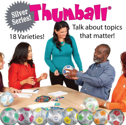 Trainers Warehouse 6" Thumball Collection - 32 Prompts for Conversation, Team Building, and Training