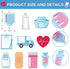 Ctosree 60 Pcs Mini Funny Nurse Sticky Notes, Nursing Student Essentials, Sticky Note Pads