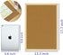 OWLKELA 17.7 X 13.3 Inch Cork Board Bulletin Board, Wall-Mounted Presentation, Message Notice Pin Board, Perfect for Office & Home Decor, School, Cubicle by OWLKELA
