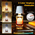 3 Dimming, Wireless Bottle Lamp,Metal Wine Bottle Light with Color Light Waterproof Bottle Touch Lamp Head for Room