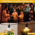 Lights,100FT 32 Bulbs, 2700K Dimmable ZJOJO LED Outdoor String Outdoor Lights for Patio with Shatterproof Waterproof
