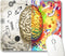Left and Right Brain Print Art, Modern Science Motivational Psychology Painting Mouse Pad for Office Decoration