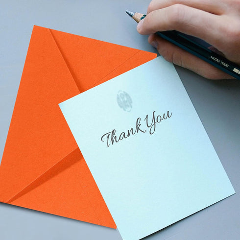 YOKIVE 100pcs Gift Card Envelopes, 10x7cm Mini Envelopes for Thank You Cards, Graduation, Birthday, Orange