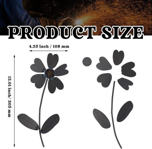 Welding Kits Flower 12.01 x 4.25 Inch Welding Coupons DIY Welding Practice Kit Steel Art Welding Training Metal Suitable for Beginners MIG Arc Stick TIG Gas