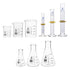 EISCO Laboratory Glassware Set, 9pcs - Beaker Set (3pcs), Erlenmeyer Flask Set (3pcs), Graduated Cylinder Set (3pcs)