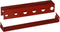 Wall Control Screwdriver Holder Bracket - Slotted Metal Pegboard Accessory - Red Tool Board