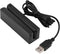 MSR90 USB Swipe Magnetic Credit Card Reader - Mini Smart Card Reader for MSR605, MSR606, Deftun