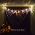 ACRAFT Handmade Dark Brown Rattan Ball String Lights Plug in Fairy Lights for Indoor Outdoor Patio Garden Balcony