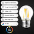 G45 E26 Bulb 120V 5W (60 2700K 550lm Non-Dimmable 6 Packs BlueStars Edison LED Filament Globe Watt Equivalent), Warm