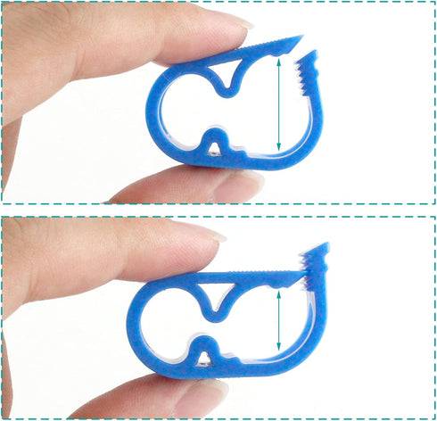 5 Pcs Plastic Tubing Clamps - Adjustable Tube Clamp Shut Off Hose Clamp for Laboratory