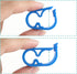 5 Pcs Plastic Tubing Clamps - Adjustable Tube Clamp Shut Off Hose Clamp for Laboratory