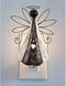 SAGEFINDS Angel Nightlight | Decorative Capiz Shell and Metal Art Design |