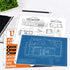 Performore 50 Pack of Sheet Protectors, 11" x 17" Landscape Clear Top Loading Sleeves for Paper and Documents,