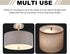 12" 12.5-14" Lampshade Diffuser, Diameter Round Diffuser Lamp Shade for Drum Style Lampshades Pendants Softening Light