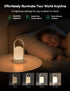 4000mAh 4-Level Dimmable Tubicen Rechargeable Table Lamp Portable Battery Operated Lamp Camping Lantern Touch Cordless