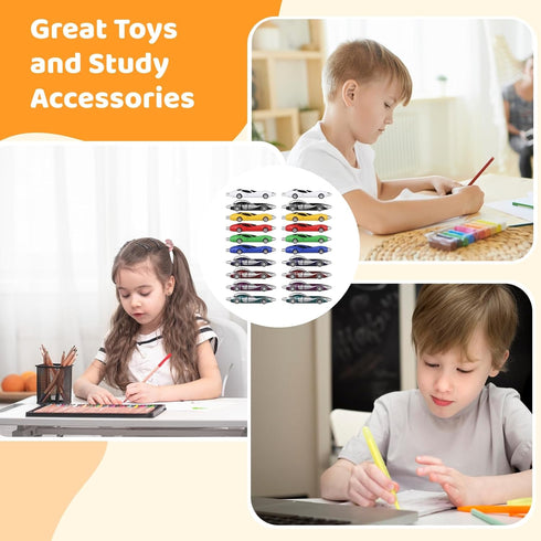 THNIOI 20 Pcs Car Pens, Interesting Racing Car Toys, Intriguing Pens for Study, Office, Stationary Supplies