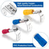 ANCIRS 30pcs Semi-Insulated Piggyback Spade Connectors, Quick Disconnect Cable Crimp Terminals