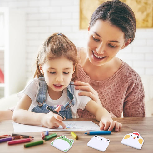 Yinder 24 Pads Cute Sticky Notes, Cartoon Sticky Kawaii Sticky Notes, Fun Notepads for Office Home Kids Students