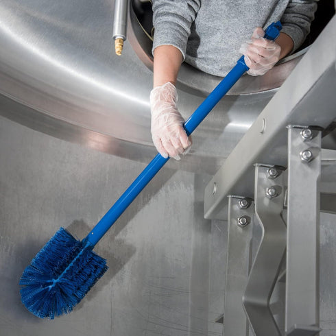 SPARTA Industrial Tank Brush, Pipe Brush with Handle for Commercial Kitchens, 30 Inches, Blue Polyester